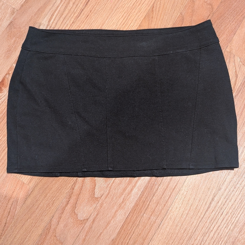 Silence + Noise Black Mini Skirt - Women's Size Small